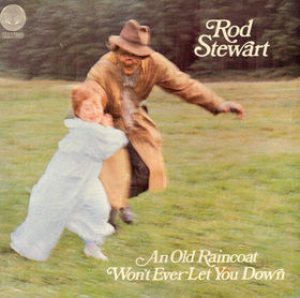 Rod Stewart - An Old Raincoat Won't Ever Let You Down cover art