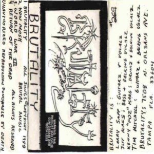 Brutality - Brutality Version 2 cover art