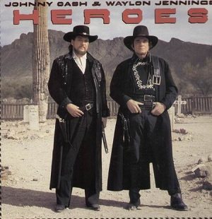 Johnny Cash / Waylon Jennings - Heroes cover art