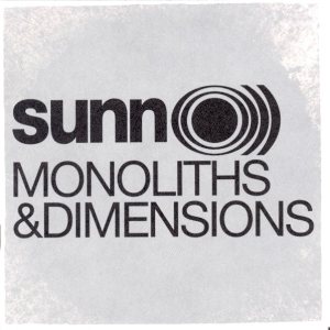 Sunn O))) - Monoliths & Dimensions cover art