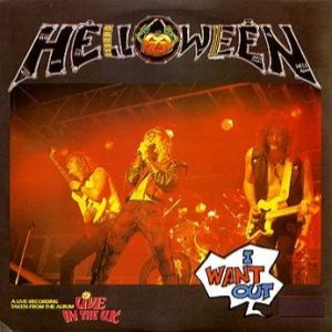 Helloween - I Want Out Live cover art