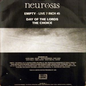 Neurosis - Empty cover art