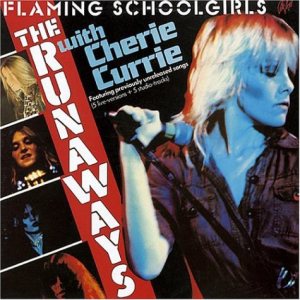 The Runaways - Flaming Schoolgirls cover art
