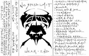 Voivod - No Speed Limit Weekend cover art