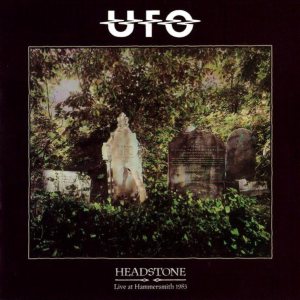 UFO - Headstone Live At Hammersmith 1983 cover art