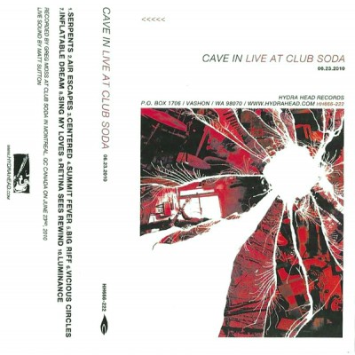 Cave In - Live At Club Soda 06.23.2010 cover art