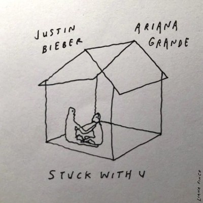 Ariana Grande / Justin Bieber - Stuck With U cover art