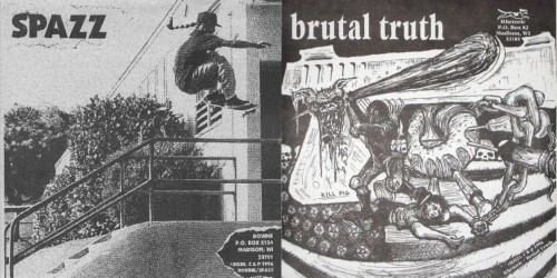 Spazz / Brutal Truth - Spazz / Brutal Truth cover art