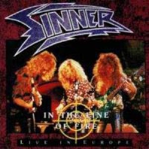 Sinner - In The Line Of Fire cover art