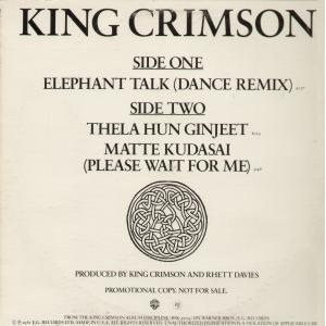 King Crimson - Elephant Talk cover art