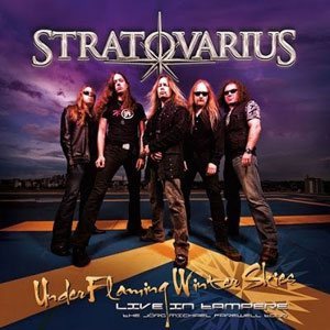 Stratovarius - Under Flaming Winter Skies - Live in Tampere cover art