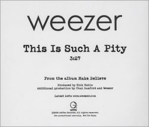 Weezer - This Is Such a Pity cover art