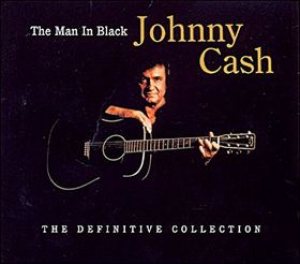 Johnny Cash - The Man in Black: the Definitive Collection cover art Johnny Cash - The Man in Black: the Definitive Collection cover art