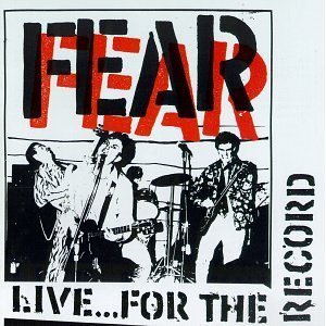 Fear - Live...For the Record cover art