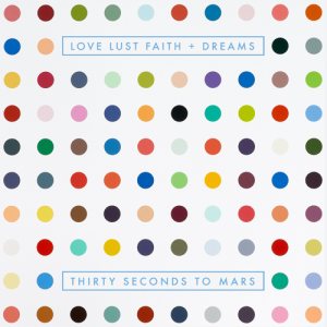 30 Seconds to Mars - Love Lust Faith + Dreams cover art