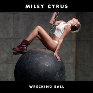 Miley Cyrus - Wrecking Ball cover art