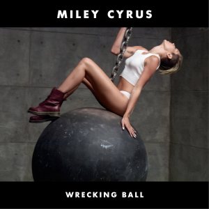 Miley Cyrus - Wrecking Ball cover art Miley Cyrus - Wrecking Ball cover art