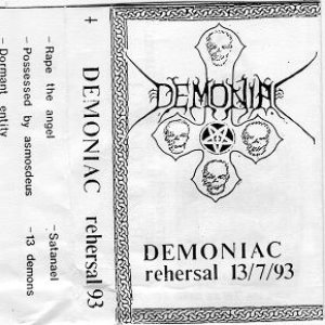 Demoniac - Rehersal 13/7/93 cover art