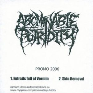 Abominable Putridity - Promo 2006 cover art
