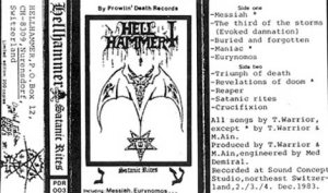 Hellhammer - Satanic Rites cover art