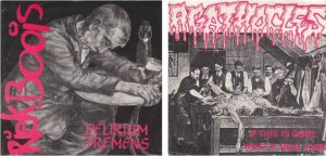 Riekboois / Agathocles - Delirium Tremens / If This Is Gore, What's Meat Then cover art