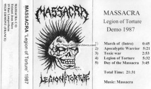 Massacra - Legion of Torture cover art