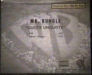 Mr. Bungle - Quote Unquote cover art