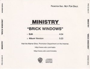 Ministry - Brick Windows cover art