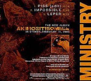 Ministry - Piss cover art