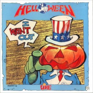 Helloween - I Want Out Live cover art