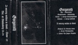 Gorgoroth - A Sorcery Written in Blood cover art
