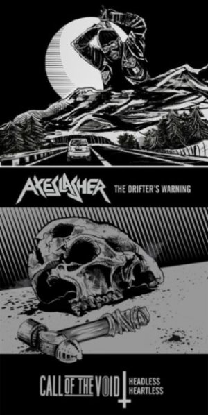 Axeslasher / Call of the Void - The Drifter's Warning / Headless Heartless cover art