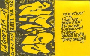 25 ta Life - Live at Wetlands: 1-8-95 cover art