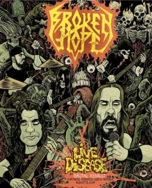 Broken Hope - Live Disease at Brutal Assault cover art