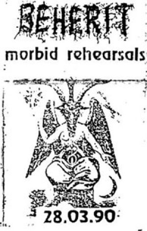 Beherit - Morbid Rehearsals cover art