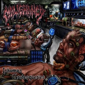 Malignancy - Inhuman Grotesqueries cover art