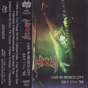 Master - Live in Mexico City cover art