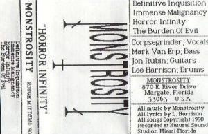 Monstrosity - Horror Infinity cover art