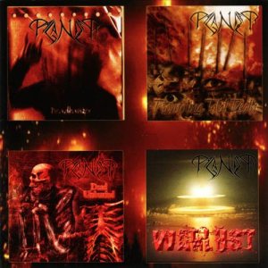 Paganizer - Deadbanger / Promoting Total Death / Dead Unburied / Warlust cover art