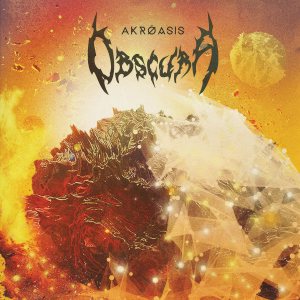 Obscura - Akroasis cover art Obscura - Akroasis cover art
