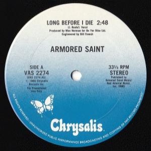 Armored Saint - Long Before I Die cover art