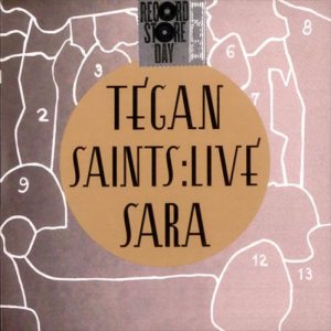 Tegan and Sara - Saints: Live cover art