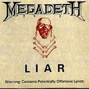 Megadeth - Liar cover art Megadeth - Liar cover art