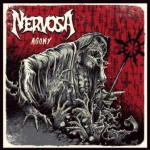 Nervosa - Agony cover art Nervosa - Agony cover art