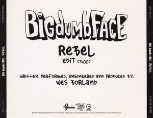 Big Dumb Face - Rebel cover art