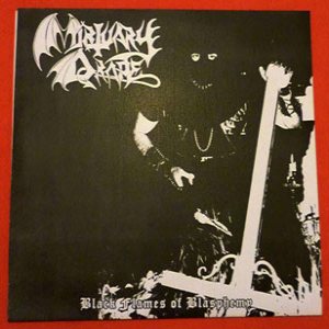 Mortuary Drape - Black Flames of Blasphemy cover art