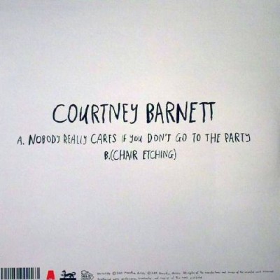 Courtney Barnett - Nobody Really Cares If You Don't Go to the Party cover art