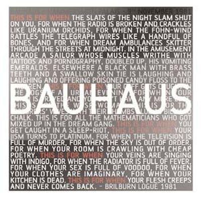 Bauhaus - This Is for When... cover art