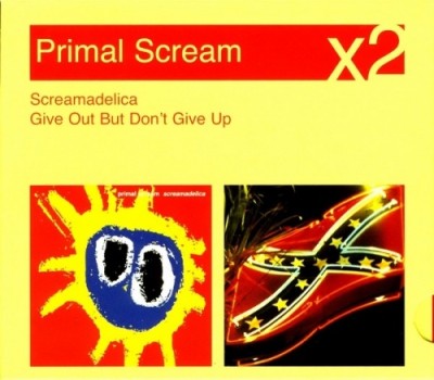 Primal Scream - Screamadelica / Give Out but Don't Give Up cover art