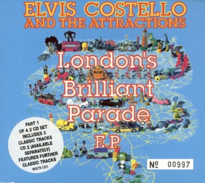 Elvis Costello / The Attractions - London's Brilliant Parade E.P. cover art